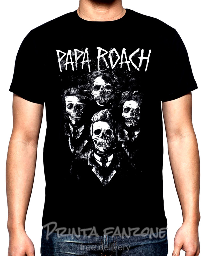 T-SHIRTS Papa Roach, men's  t-shirt, 100% cotton, S to 5XL